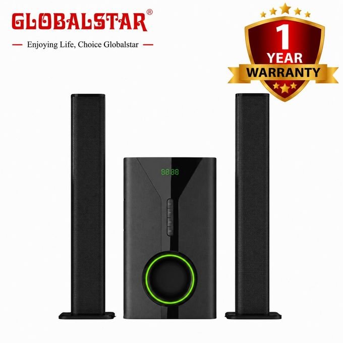 Globalstar GS-5502 2.1CH Hi-Fi Multimedia Speaker with Subwoofer - Bluetooth & FM