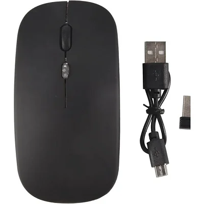 Wireless Rechargeable LED Silent Mouse