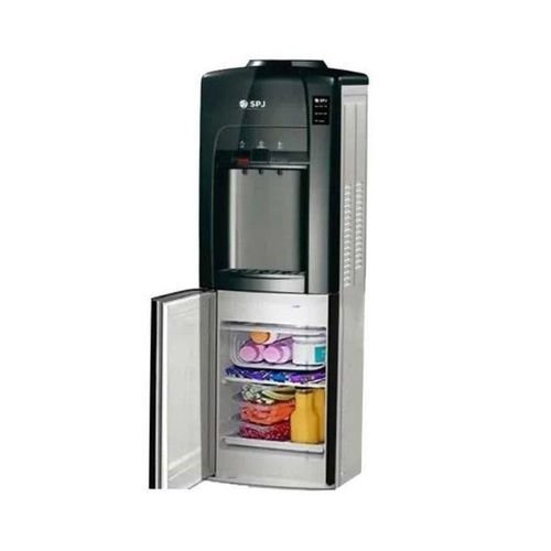 SPJ Water Dispenser Hot, Normal , Cold With Cabinet (storage Compartment) - Silver