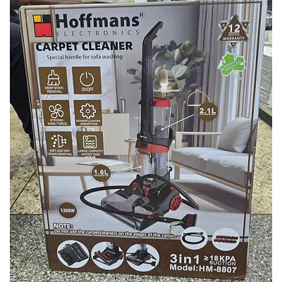 Hoffmans 3-in-1 Heavy-Duty Carpet Cleaner / Vacuum Cleaner HM-8807 – Multicolor