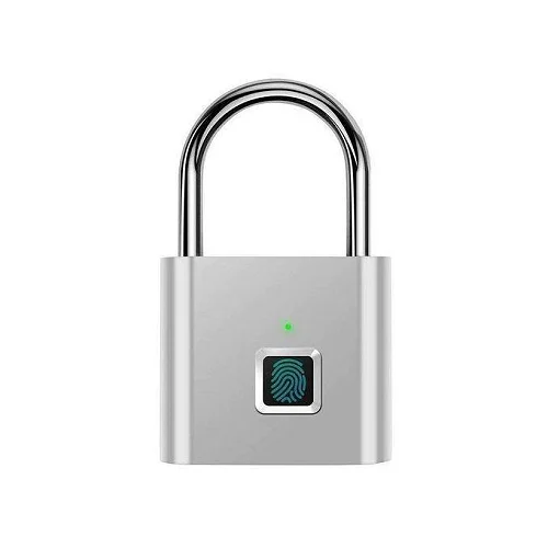 Smart Fingerprint Padlock – Keyless Biometric USB Rechargeable Security Lock