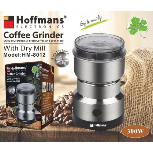 Hoffmans HM-8012. Coffee Grinder with Dry Mill – Precision Grinding with Elegance