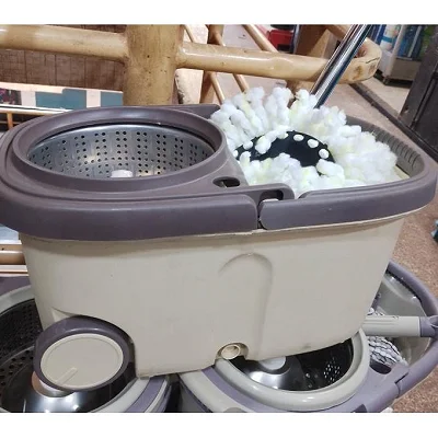 Spin Mop Bucket Set with Wheels – Floor Cleaning Mop