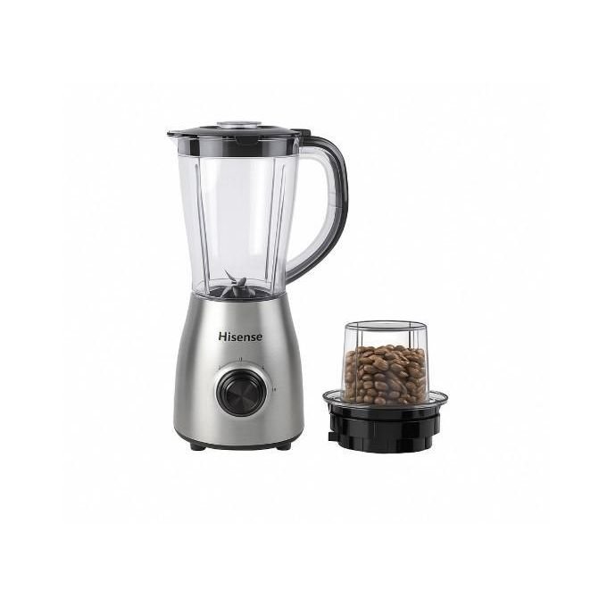 Hisense 1.5L Unbreakable Blender & Grinder 500W - Silver