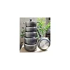 Modern Classic Quality Non-Stick Cooking Pot With Pan – Black