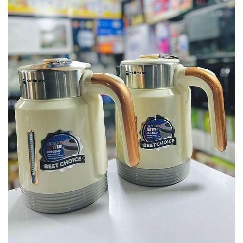 Hoffmans 2.5L Electric Milk Boiling/ Cooking Pacolator/Kettle -Black Cream