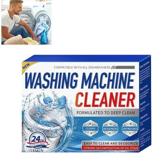Washing Machine Cleaner Tablets for Deep Cleaning & Deodorizing