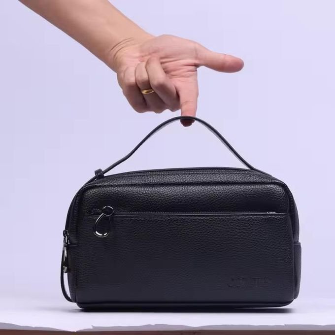 Unisex Crutch Bag For Multiple Purposes - Black