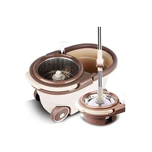 Spin Mop Bucket Set with Wheels