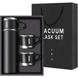 500ml Stainless Steel Vacuum Insulated Thermos Bottle with Cup – Hot & Cold Flask