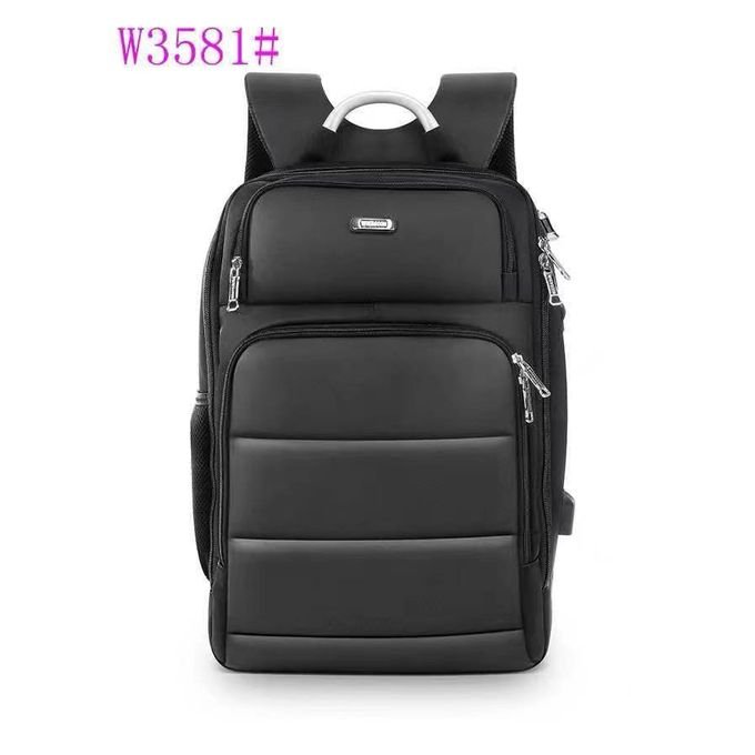 Wiersoon Unisex Backpack Bag Fashion Real Rubber Student Backpack