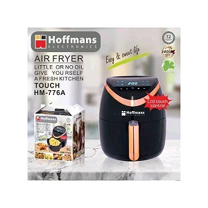 Hoffmans HM-776A Touch Air Fryer Digital Electric Hot Air Fryer -Black