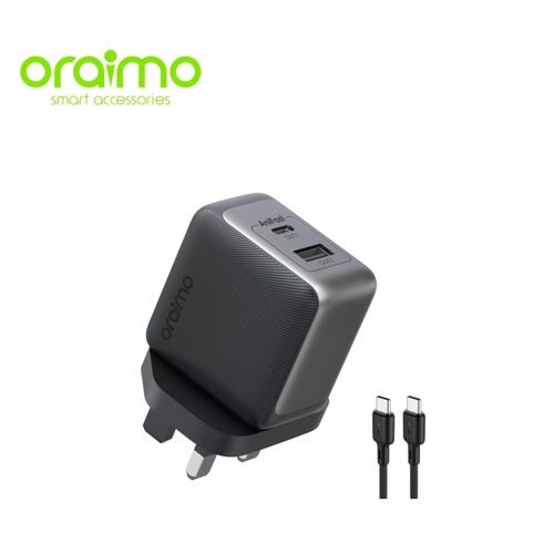 Oraimo 33W fast charger With 60W Fast Type-C to Type-C Charging Cable