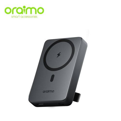 Oraimo MagPower 15 Power Bank 10000mAh Wireless Strong Magnetic Attachment - Black