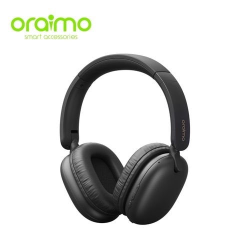 Oraimo BoomPop Lite Wireless Headphones ENC Over-Ear Spatial Audio - Black