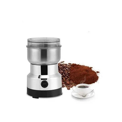 Fast Electric Coffee &amp; Spice Grinder with Sharp Blades – Silver