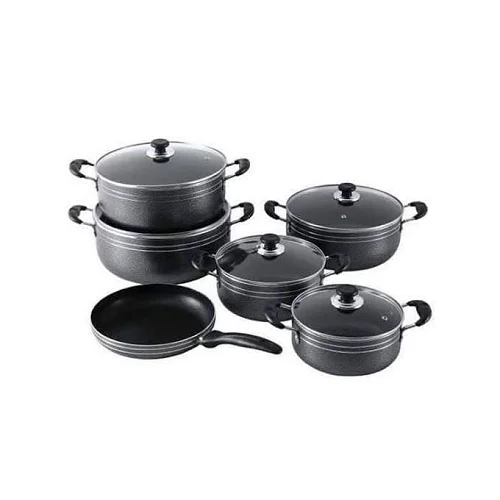 11Pcs Non-Stick Cooking Pot With Pan