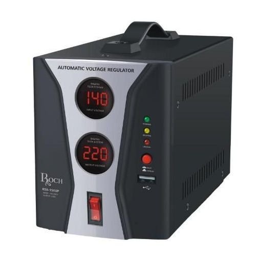 Roch 500W Automatic Voltage Regulator/Stabilizer/Power Protector - Black