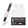 30-in-1 Cordless Electric Engraving Pen With Stencil Templates – Wood, Glass, Metal & Crafts