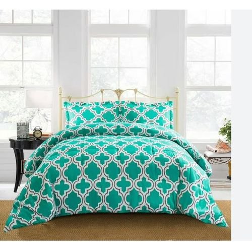 5*6 Duvet Set, 1 Duvet ,1 Bedsheet & 2 Pillow Case  - Design May Vary multicolor