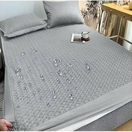5*6 Quilted Water Proof Mattress Protector- Grey
