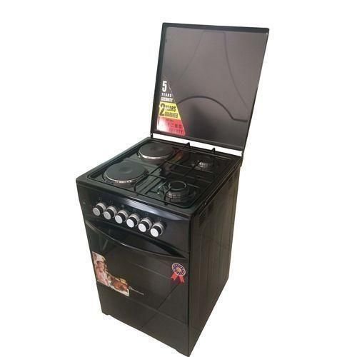 Blueflame 2 gas burners, 2 Electric Gas Cooker 50x50cm with electric oven