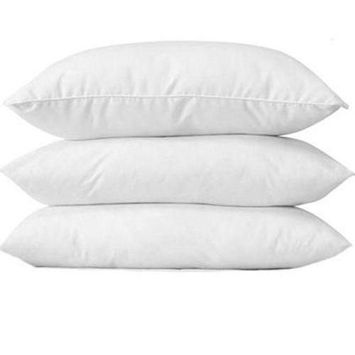 3pcs Fibre Pillows Big Size  - White
