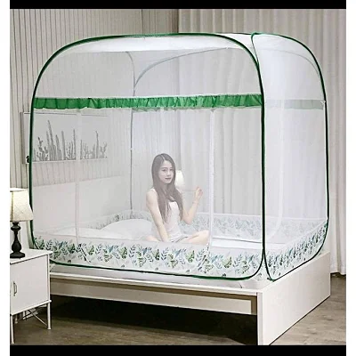 6×6 Portable Pop-Up Mosquito Net – Foldable Bed Mosquito Net