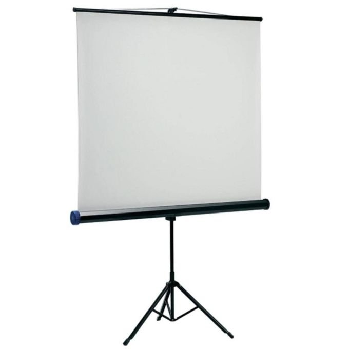 180cm x 180cm Projector Screen With Stand - White