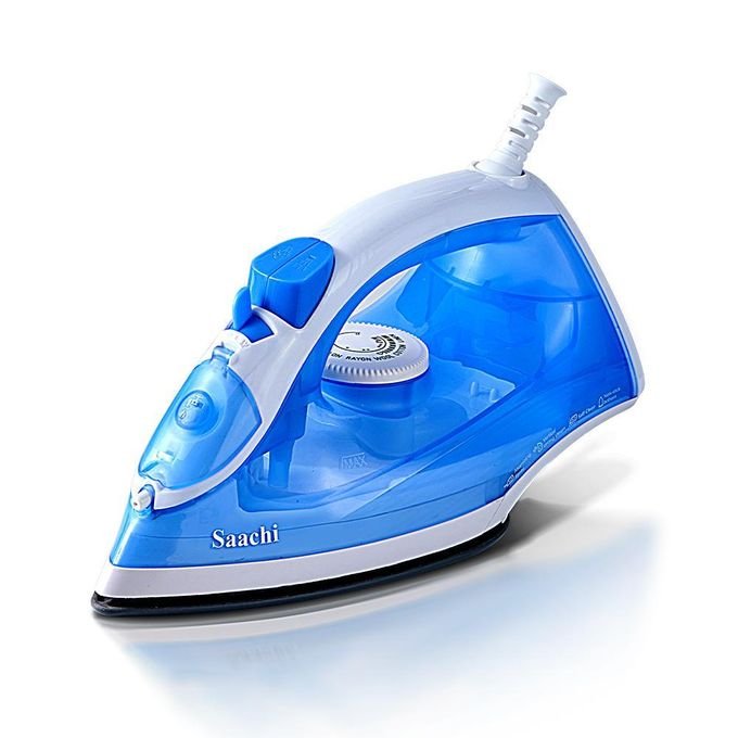 Saachi Steam Iron with Nonstick Plate - Blue