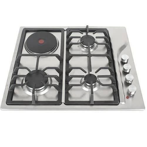 Digiwave 4-Burner Stainless Steel Gas Hob With Auto Ignition 60cm