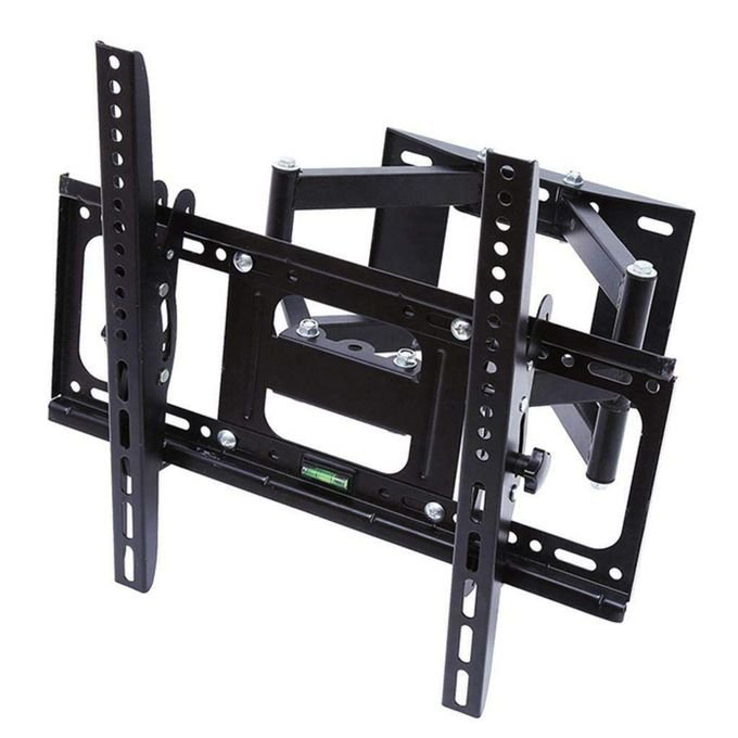 Heavy Duty Full Motion TV Wall Mount designed for 32" to 90" TVs - Black