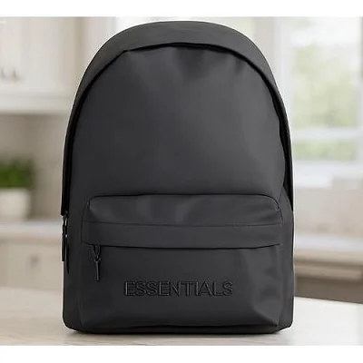 Essential Waterproof Laptop Backpack – Black
