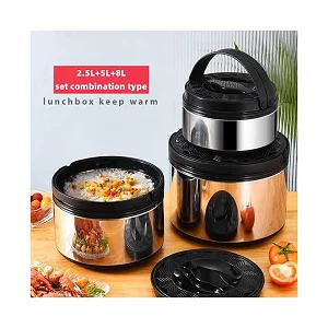 3Pcs Stainless Steel Cookware Set – Insulated Hot Pot & Casserole Dishes for Home & Kitchen