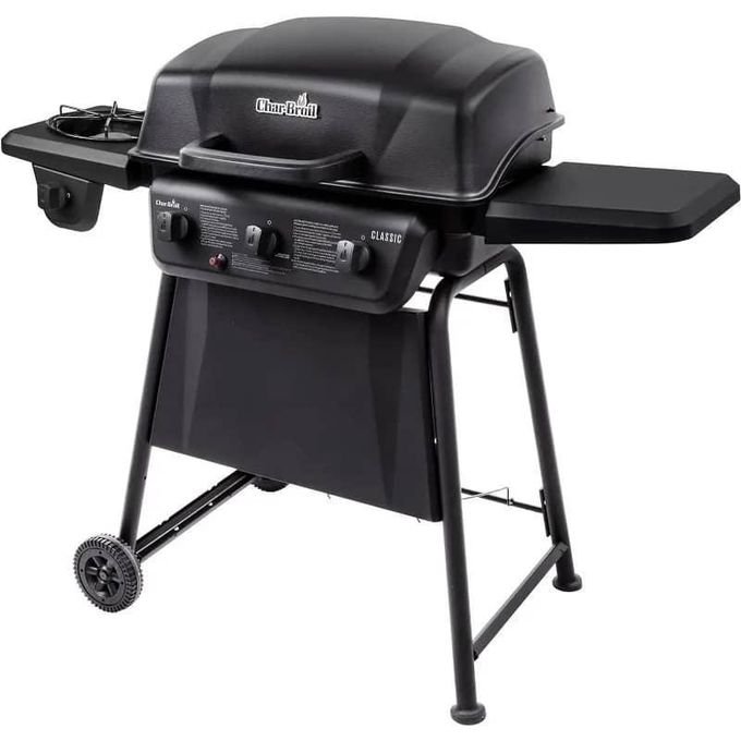 Boma 3 Burner BBQ Propane Gas Grill Stainless Steel Patio Garden Barbecue Grill with Stove and Side Table