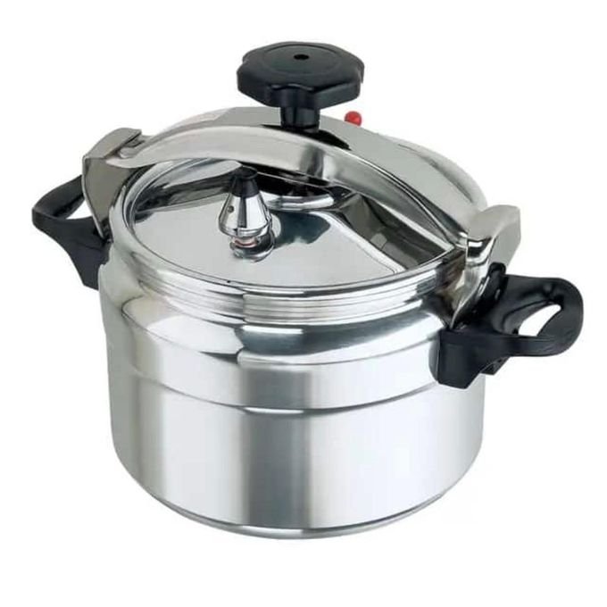Original Aluminum Pressure Cooker with Easy Lock Lid, Multi-function Non Electric Pressure Cooker-Silver