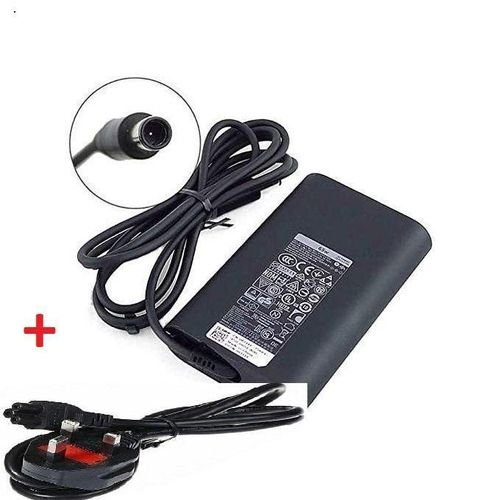 DELL Original Oval Charger Big Round Pin 7.4mm tip 19.5V 65W Adapter Plus Power Cord AC Power Adapter 7.4mm tip