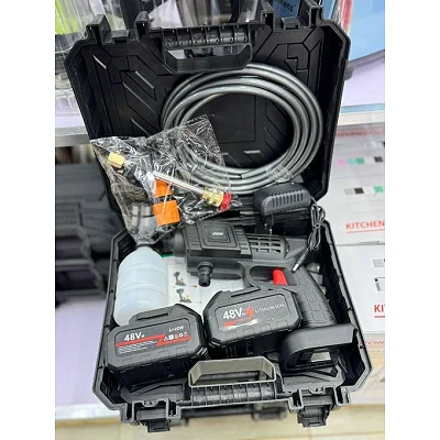 48V Cordless Car Washer Gun with 2 Batteries