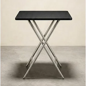 Folding Drinks Side Table – Small Foldable Coffee Table for Garden, Patio & Home