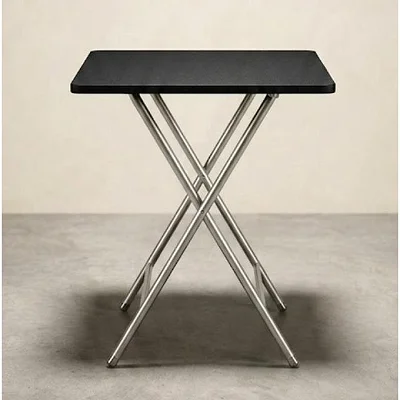 Folding Drinks Side Table – Small Foldable Coffee Table for Garden, Patio &amp; Home