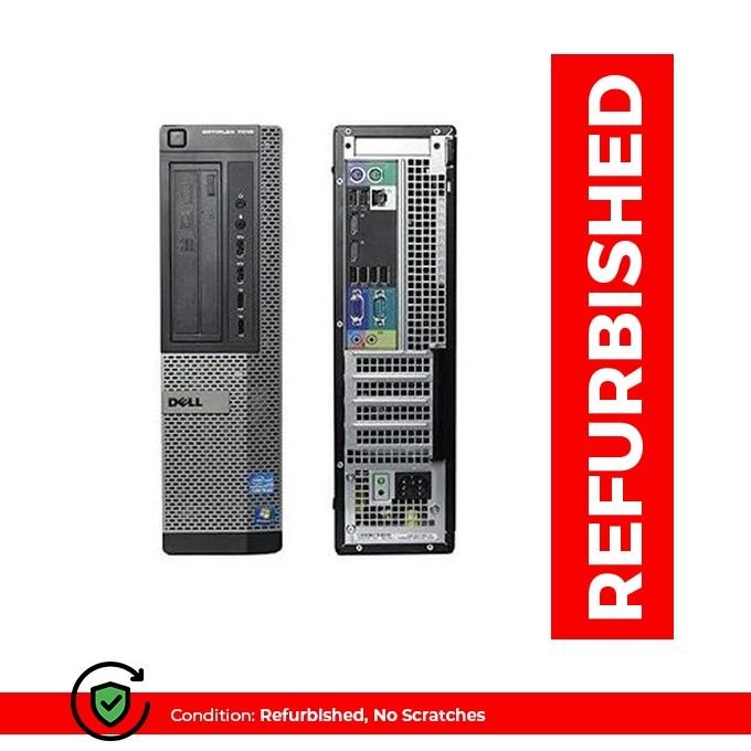 OptiPlex 3010/390 Tower (CPU) Intel Core i3 4GB RAM 500GBHDD Windows 10 WiFi (Refurbished) - Black