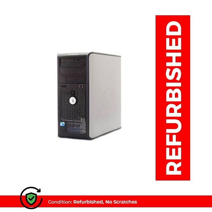 Refurbished Desktop CPU 2gb RAM 250GB HDD DUOCORE With Free VGA Cable - Black