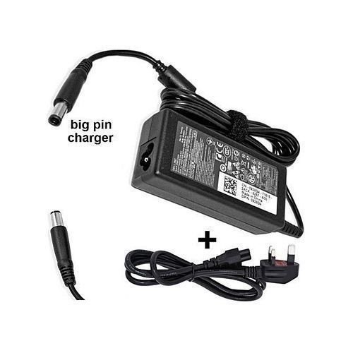 DELL Laptop Charger Big Pin 19.5v 3.34a (7.4 X 5.0mm) - Black