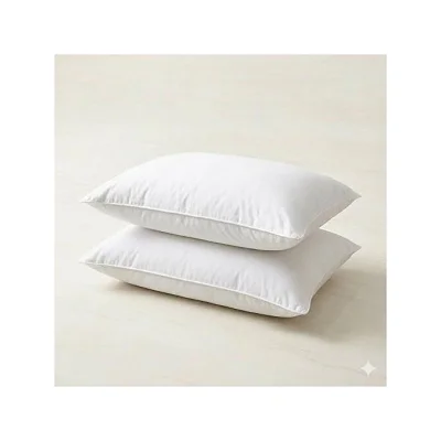 Fiber Pillows Pair – Set of 2 Soft Bed Pillows