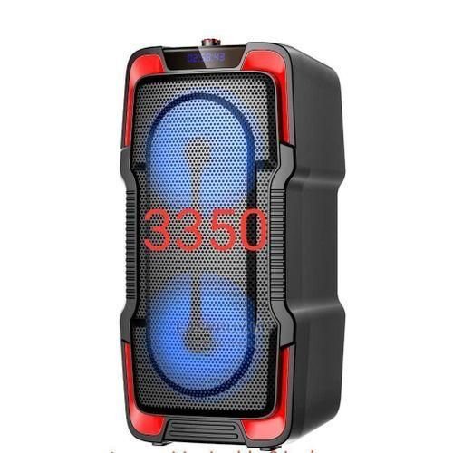 AILIPU Party Bass Bluetooth Speaker with In-built Microphone - Black