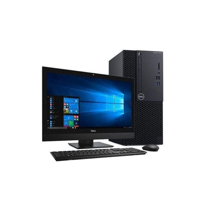 Dell OptiPlex 3090 Desktop Intel Core I5- 1 TB HDD, 8GB Ram, With 24Inch  Monitor - Black (Refurbished)