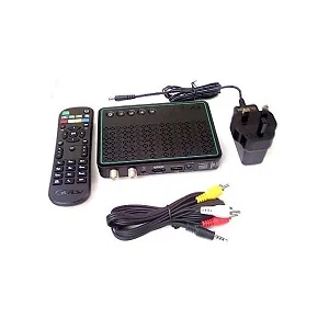 Gotv Decorder With Remote Control, Adaptor -Black