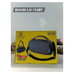 BoomBest LN-716BT Portable Rechargeable Bluetooth Speaker with Super Bass, FM Radio & Hands-Free Calling