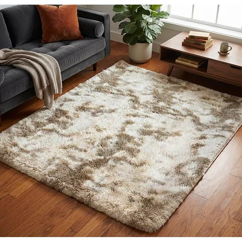 1.5 x 2m Soft Fluffy Center Carpet – Medium Shaggy Area Rug