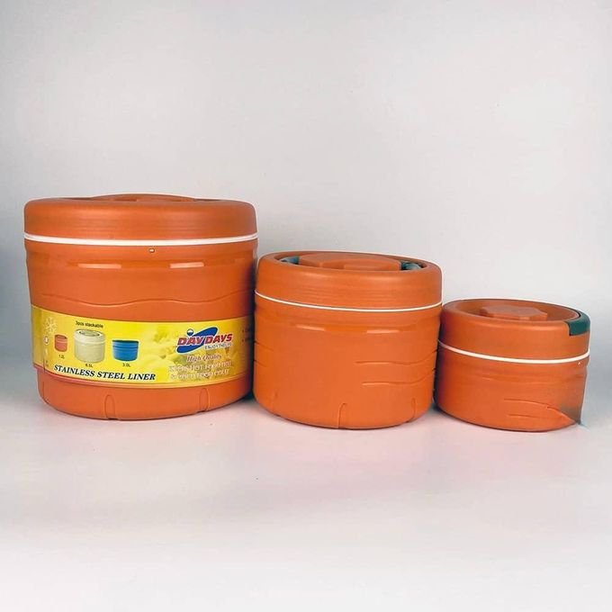 Daydays Insulated Stainless Steel Casserole Set - Multicolor
